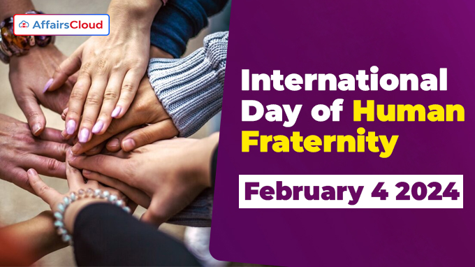 International Day of Human Fraternity - February 4 2024