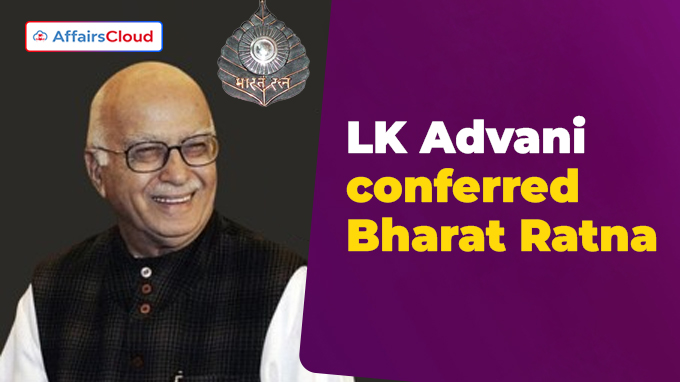 LK Advani conferred Bharat Ratna