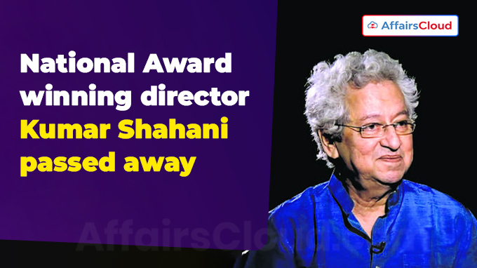 National Award-winning director Kumar Shahani passes away at 83
