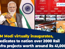 PM Modi virtually inaugurates, dedicates to nation over 2000 Rail infra projects worth around Rs 41,000 cr