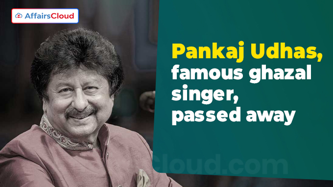 Pankaj Udhas, famous ghazal singer, passes away at 72 after prolonged illness