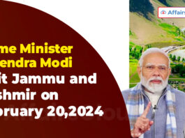 Prime Minister Narendra Modi visit to Jammu and Kashmir on February 20,2024