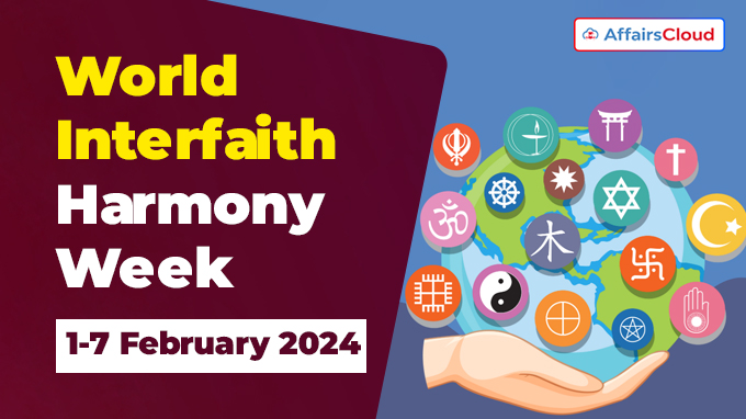 World Interfaith Harmony Week 1-7 February