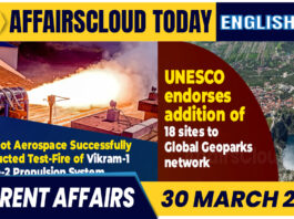 Current Affairs 30 March 2024 english