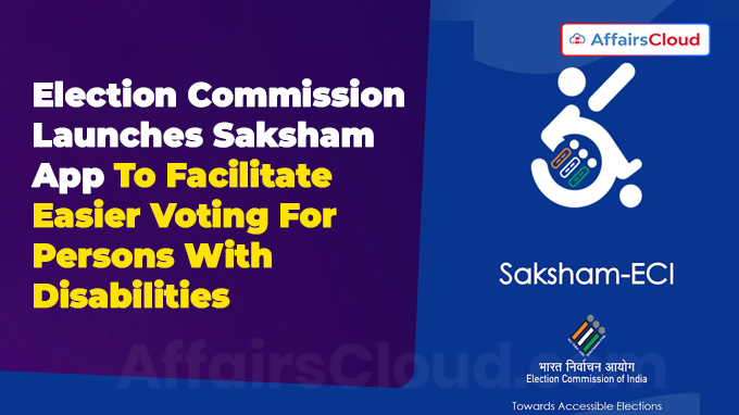 Election Commission Launches Saksham App To Facilitate Easier Voting