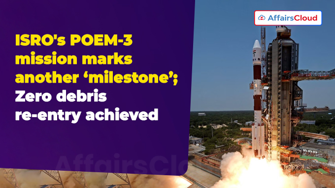 ISRO's POEM-3 mission marks another ‘milestone' 1