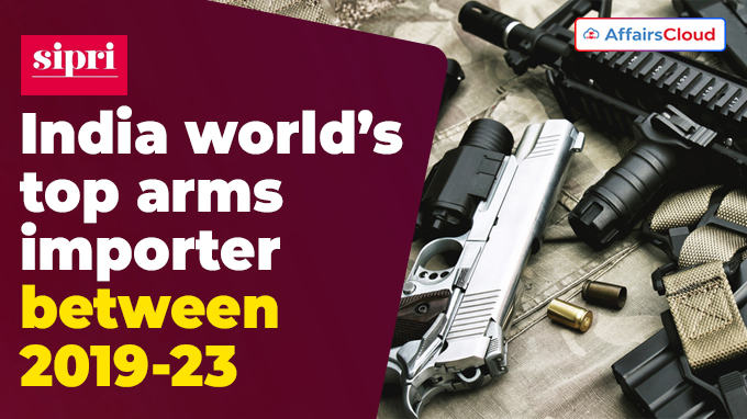 India world’s top arms importer between 2019-23