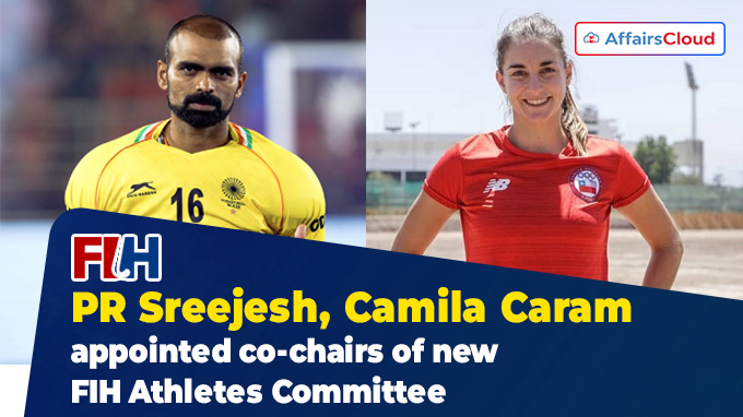PR Sreejesh, Camila Caram appointed co-chairs of new FIH Athletes Committee