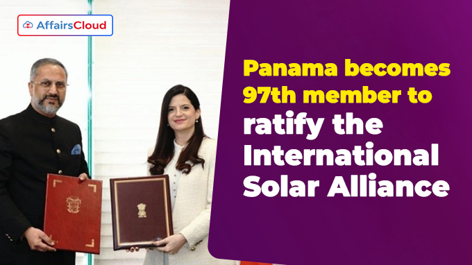 Panama becomes 97th member to ratify the International Solar Alliance