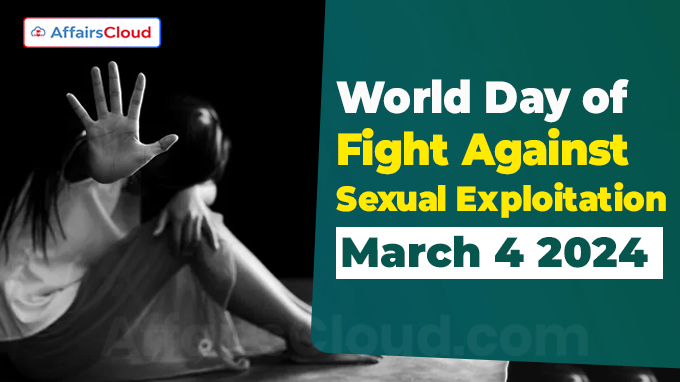 World Day of Fight Against Sexual Exploitation - March 4 2024