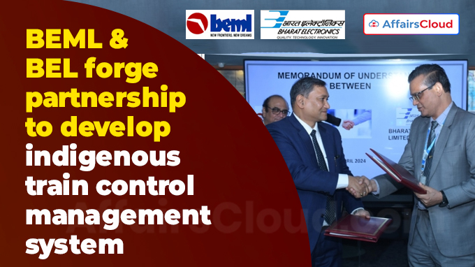 BEML & BEL forge partnership to develop indigenous train control management system