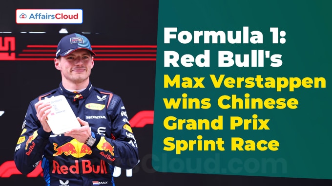 Formula 1 Red Bull's Max Verstappen wins Chinese Grand Prix Sprint Race