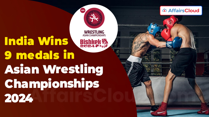 India Wins 9 medals in Asian Wrestling Championships 2024