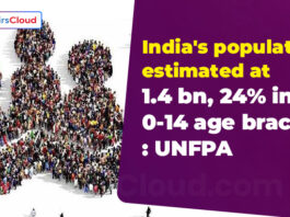 India's population estimated at 1.4 bn, 24% in 0-14 age bracket