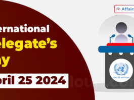 International Delegate’s Day - April 25 2024