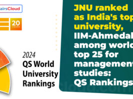 JNU ranked as India's top university, IIM-Ahmedabad among world's top 25 for management studies