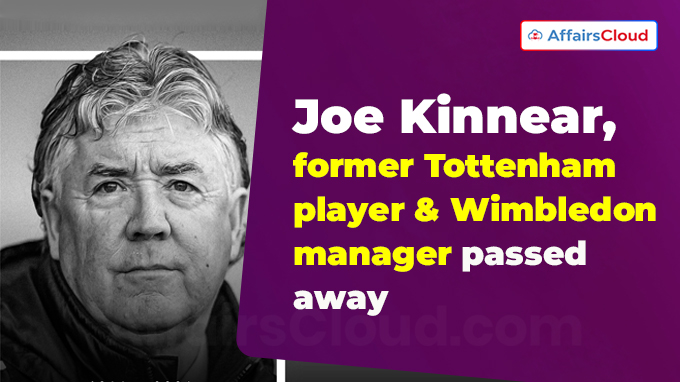 Joe Kinnear, former Tottenham player and Wimbledon manager, dies at 77