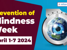 Prevention of Blindness Week - April 1-7 2024
