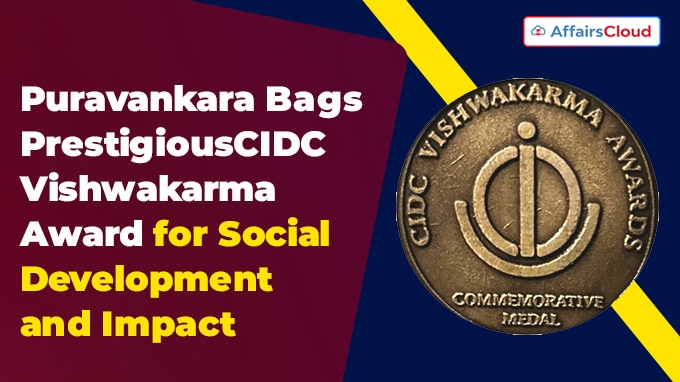 Puravankara Bags Prestigious CIDC Vishwakarma Award for Social Development and Impact