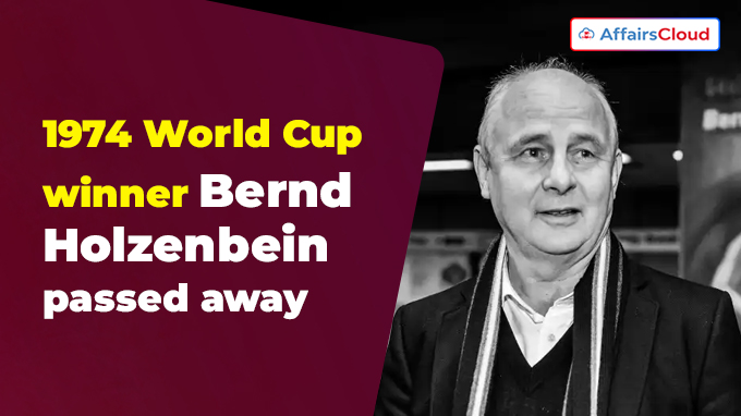 World Cup winner Bernd Holzenbein passes away