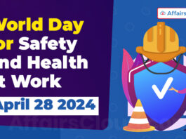 World Day for Safety and Health at Work - April 28 2024