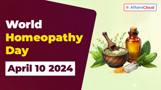 World Homeopathy Day - April 10 2024