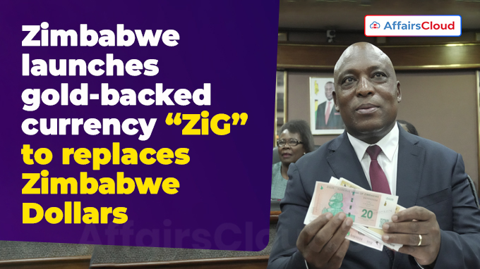 Zimbabwe launches gold-backed currency to replace battered local dollar 1