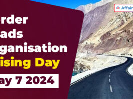 Border Roads Organisation Raising Day - May 7 2024