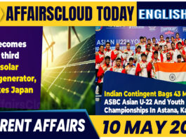 Current Affairs 10 May 2024 English