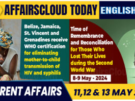 Current Affairs 11,12 & 13 May 2024 English