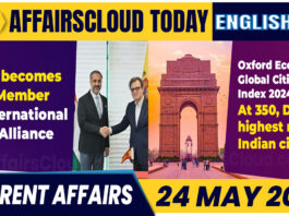 Current Affairs 24 May 2024 English