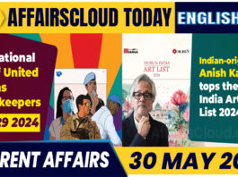 Current Affairs 30 May 2024 English