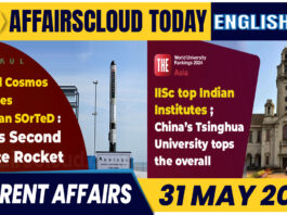 Current Affairs 31 May 2024 English