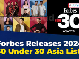 Forbes Releases 2024 30 Under 30 Asia List