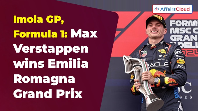 Imola GP, Formula 1 Max Verstappen wins Emilia Romagna Grand Prix