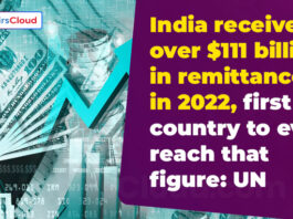 India received over $111 billion in remittances in 2022, first country to ever reach that figure