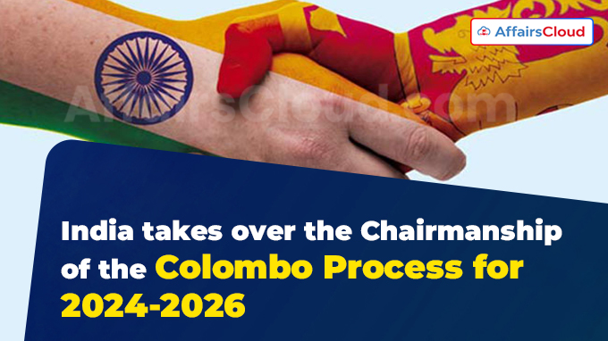 India takes over the Chairmanship of the Colombo Process for 2024-2026
