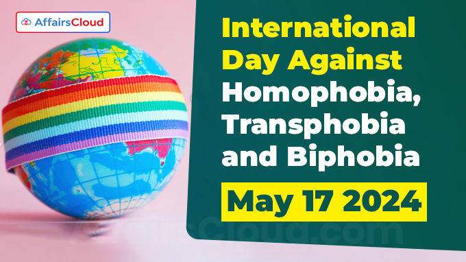 International Day Against Homophobia,Transphobia and Biphobia - May 17 2024