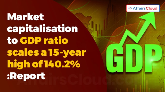 Market capitalisation to GDP ratio scales a 15-year high of 140.2% Report