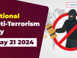 National Anti-Terrorism Day - May 21 2024