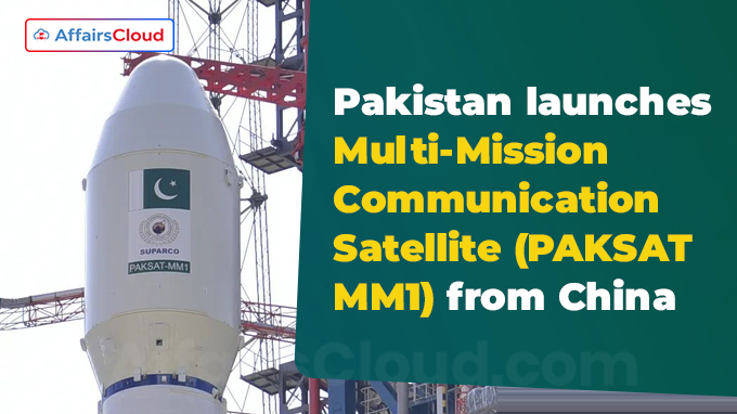 Pakistan launches multi-mission communication satellite from China