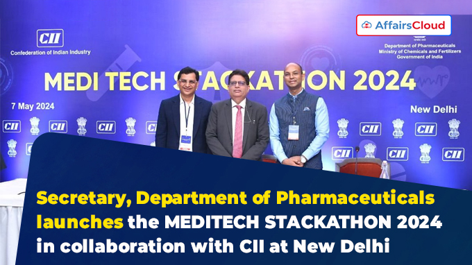 Secretary, Department of Pharmaceuticals launches the MEDITECH STACKATHON 2024