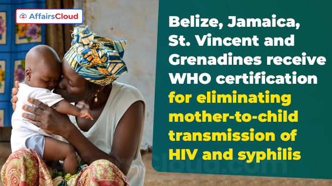 Three more countries eliminate congenital HIV, syphilis