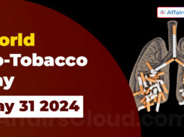 World No-Tobacco Day - May 31 2024