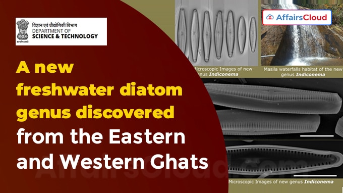 A new freshwater diatom genus discovered from the Eastern and Western Ghats