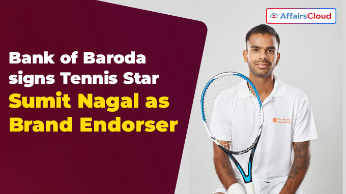 Bank of Baroda signs Tennis Star Sumit Nagal as Brand Endorser