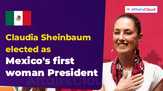 Mexico elects Claudia Sheinbaum as country's first female president