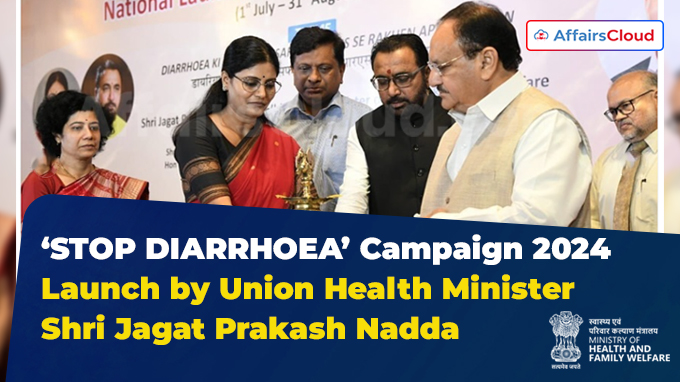 Union Health Minister Nadda launches 'Stop Diarrhoea Campaign 2024'