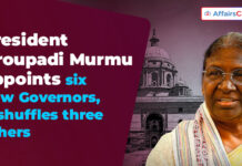 President Droupadi Murmu appointed New Governors in 9 states and New Lt Gov in Puducherry President Droupadi Murmu appoints six new Governors, reshuffles three others