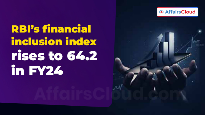 RBI’s financial inclusion index rises to 64.2 in FY24